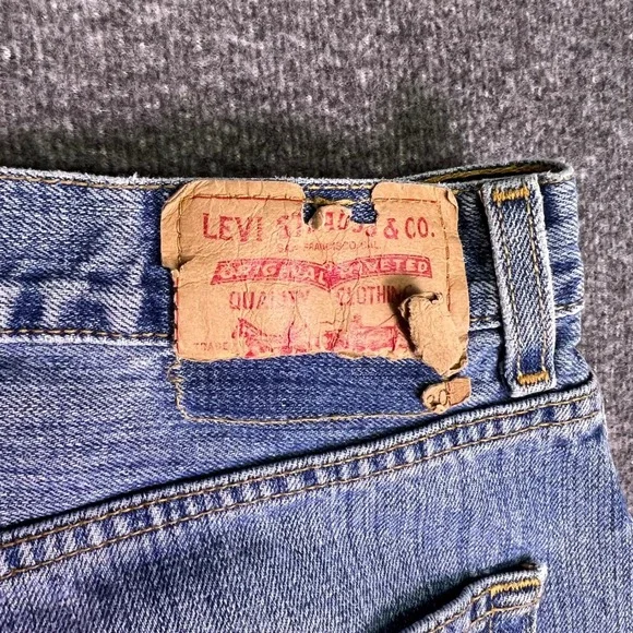 VTG Levis 569 Jeans Men 36x30 Blue Denim Casual Baggy Loose Straight Relaxed Y2K - Picture 5 of 16